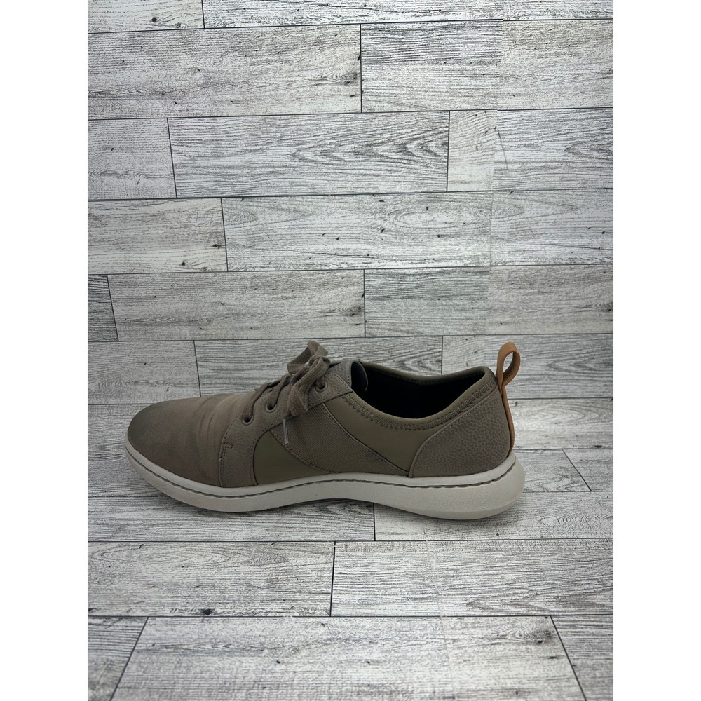 Clarks Cloudsteppers Women Sneakers Taupe Leather Lace Up Casual Comfort Sz 7.5M - Picture 6 of 14